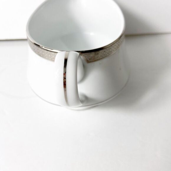 Vintage Noritake 4338 Metropolitan Platinum Creamer - Picture 6 of 12